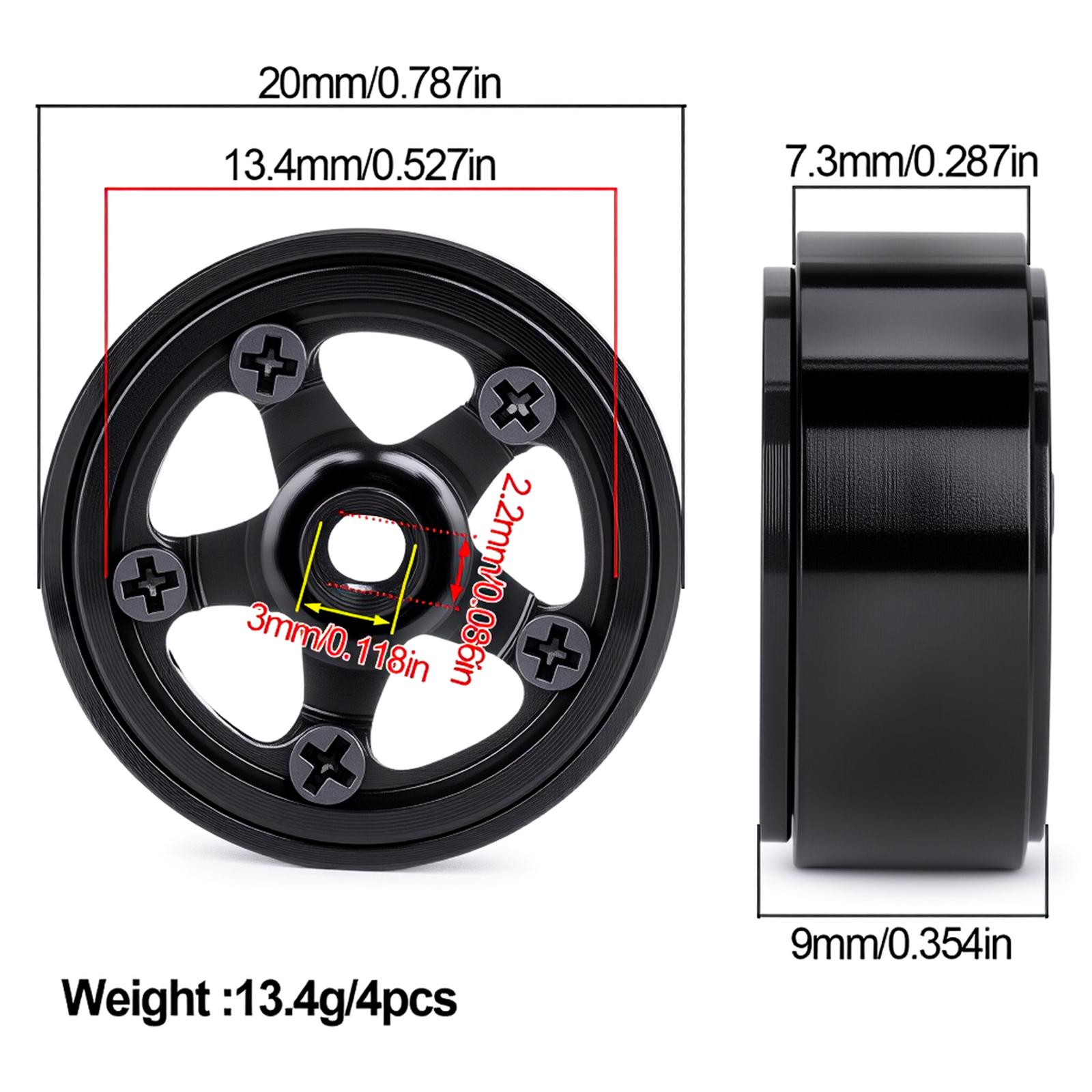 Hobby Grade Wheel Hubs Aluminu - Rc Hobby Grade Cars avaliação e preço
