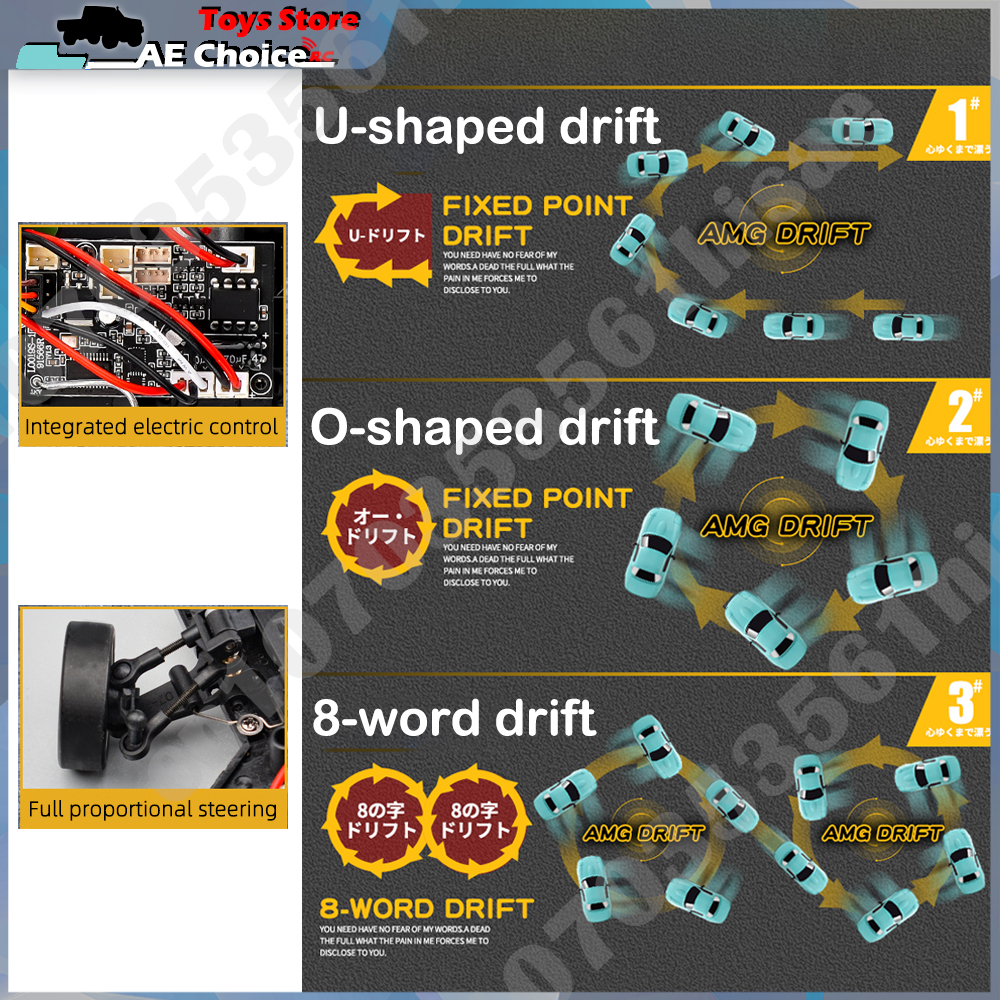 LDRC LD1804 RC Drift Car 1/18  - Gyroscope Rc Module avaliação e preço