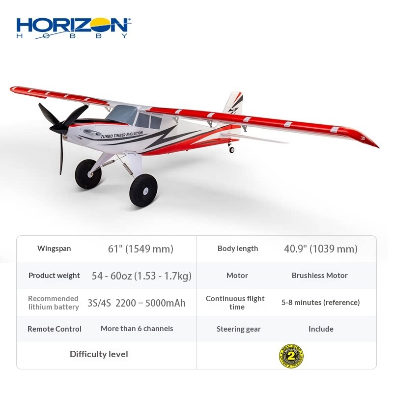 Horizon Hobby Turbo Timber Evo - Rc Planes Horizon Hobby avaliação e preço