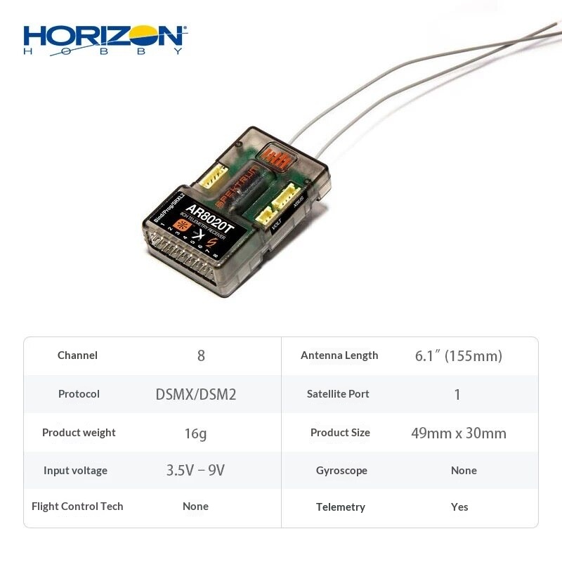 Spektrum AR8020T,AR8360T With  - Rc Planes Horizon Hobby avaliação e preço