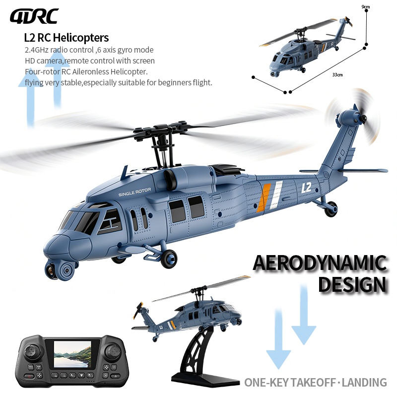 4DRC New L2 8K HD Camera RC He - Gyroscope Rc Module avaliação e preço