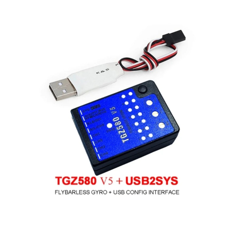 GZ580 V5 3-Axis Flybarless Gyr - Gyroscope Rc Module avaliação e preço