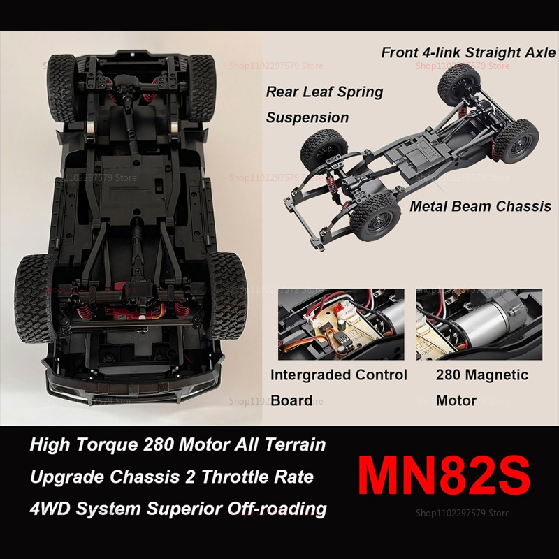 MN82 MN82S RC Crawler Truck 1/ - Rc Hobby Pro avaliação e preço
