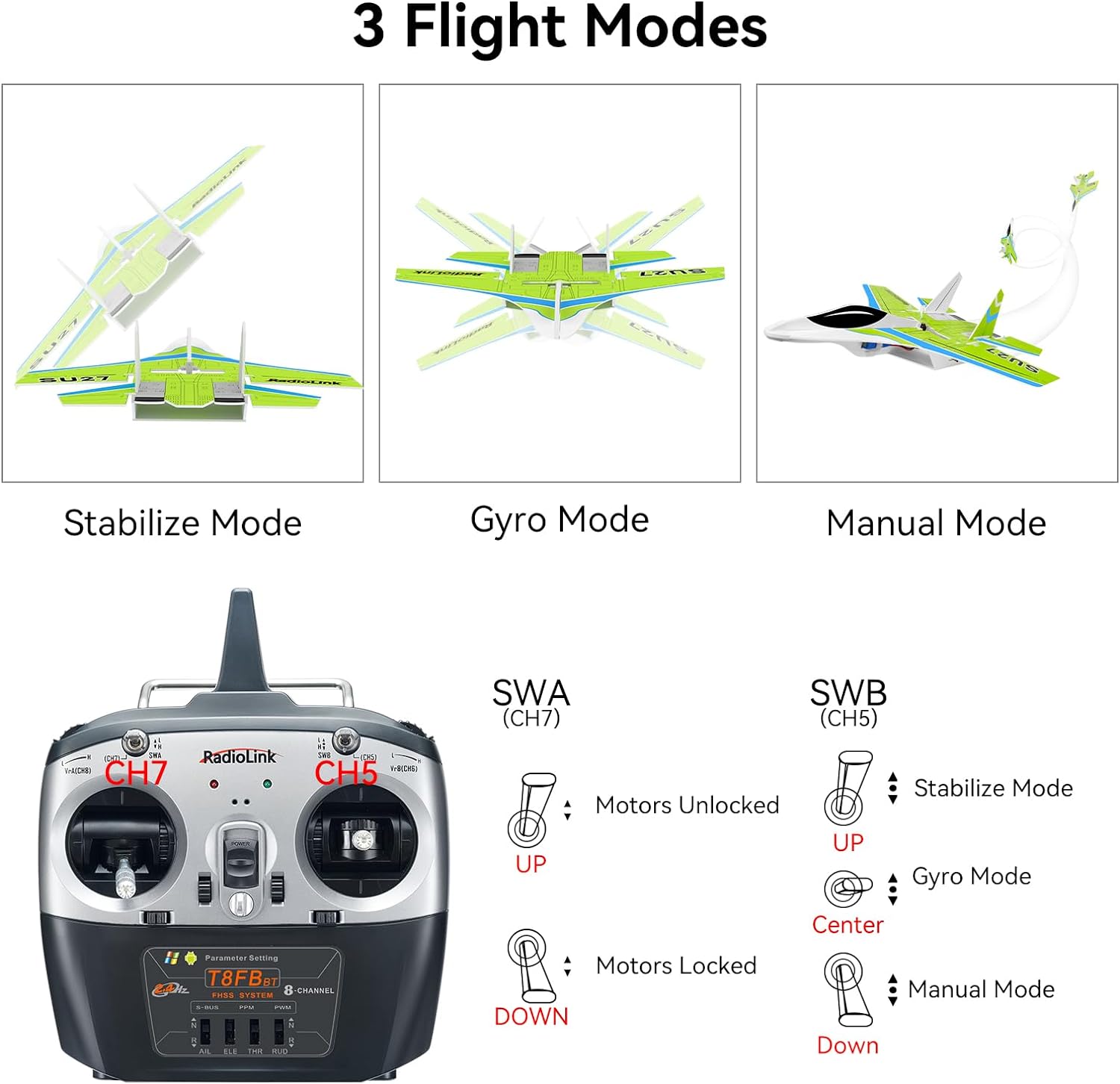 Radiolink Byme-DB Fixed Wing F - Gyroscope Rc Module avaliação e preço