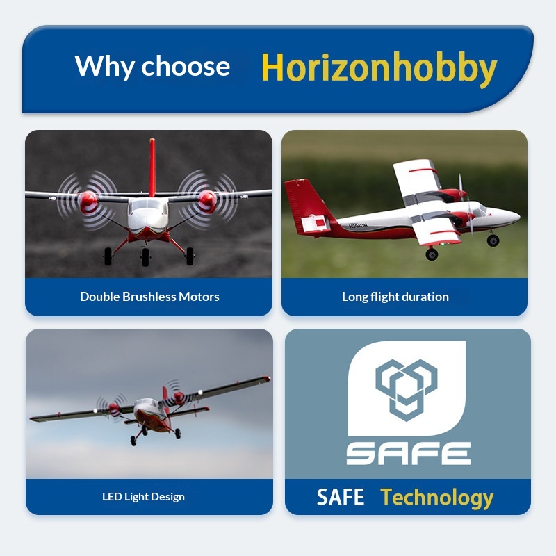 Horizon Hobby Umx Twin Otter R - Rc Planes Horizon Hobby avaliação e preço