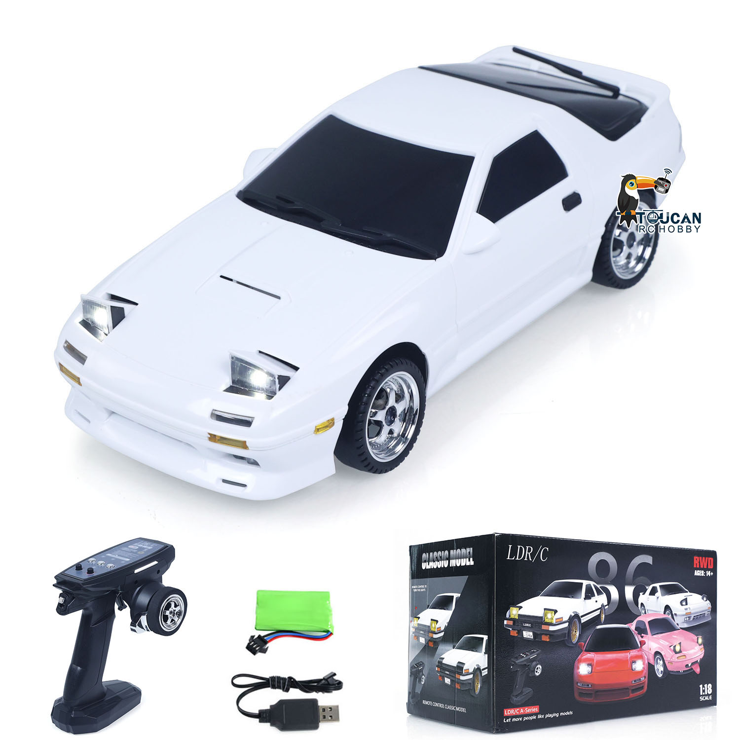 US Stock LDRC 1/18 RX7 RC Raci - Gyroscope Rc Module avaliação e preço