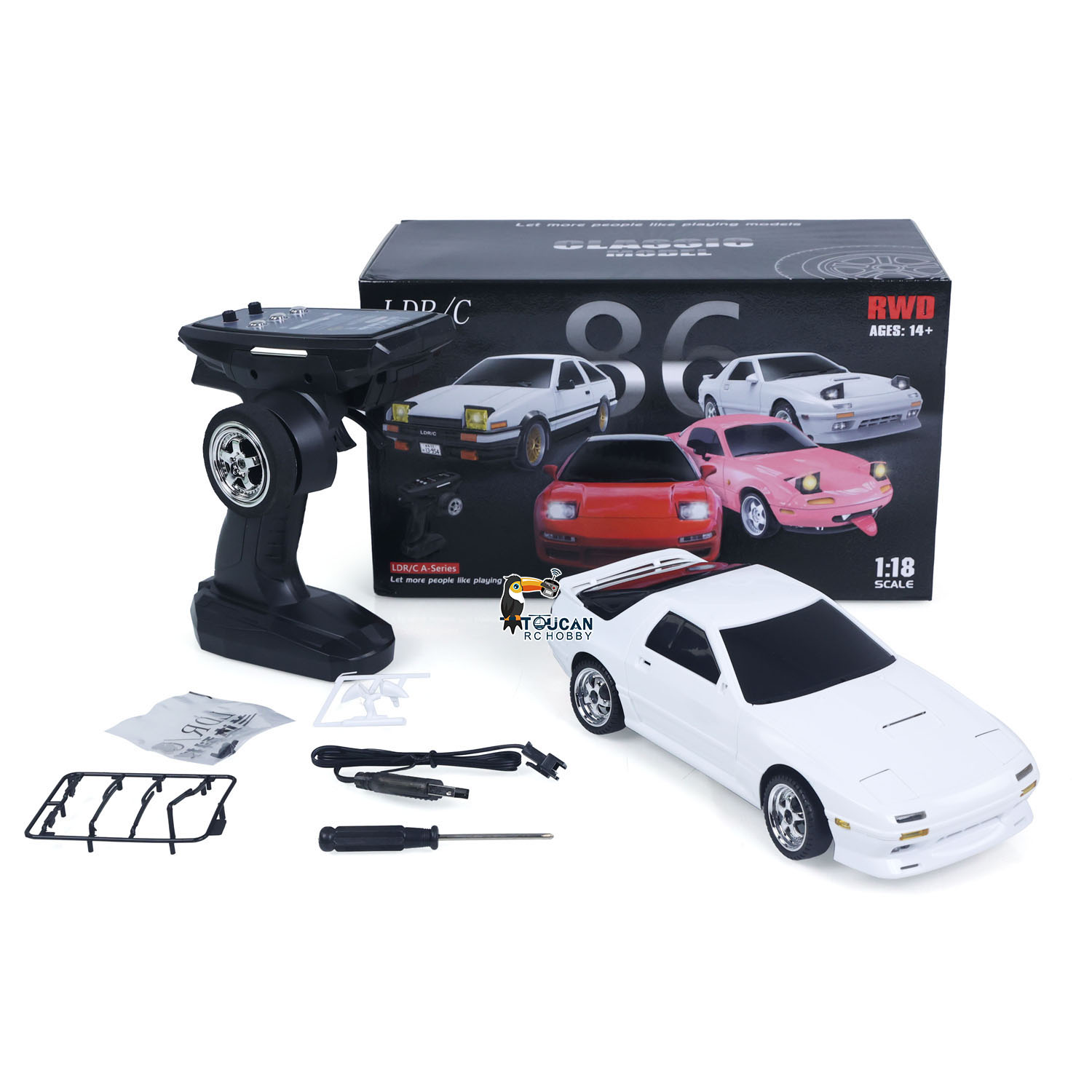 US Stock LDRC 1/18 RX7 RC Raci - Gyroscope Rc Module avaliação e preço