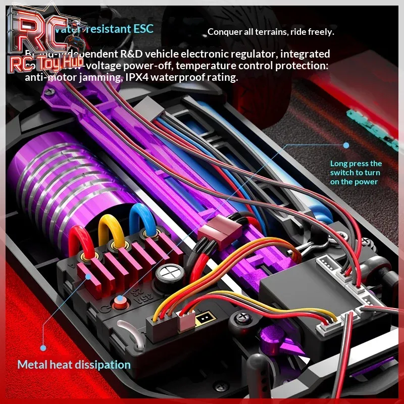 Brushless 4wd Rc Car High Spee - Rc Hobby Grade Cars avaliação e preço
