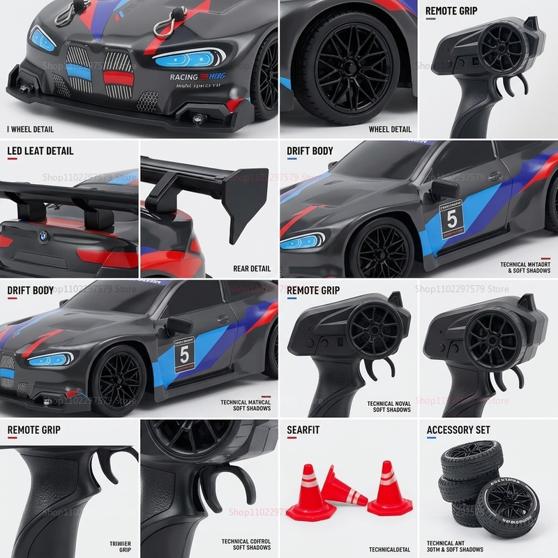 NEW 4WD 2.4G Drift Racing Car  - Hobby Quality Rc Cars avaliação e preço